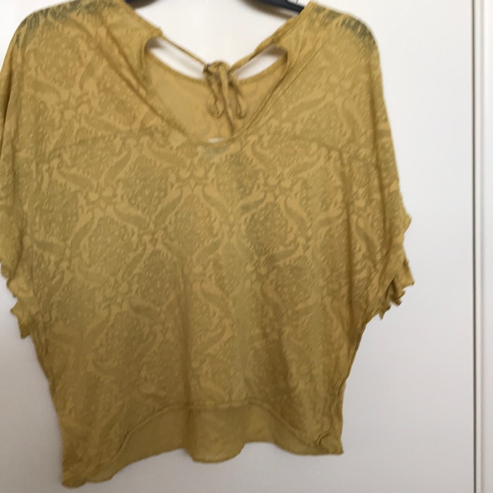 Yellow Crop Top - Picture 2 of 3